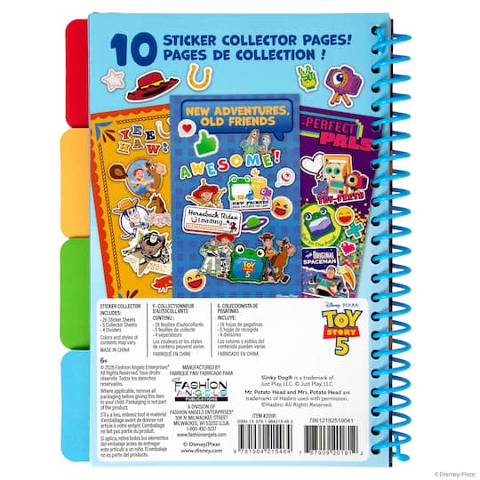 Disney® Pixar Toy Story 5 Tabbed Sticker Book